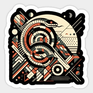 Abstract Animal Snake 1 Sticker